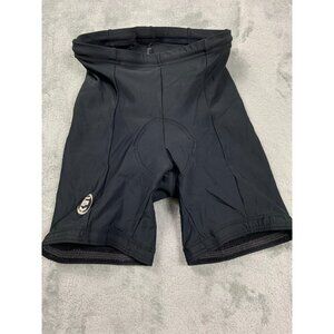 Louis Garneau Cycling Short Women S Black Logo Graphic Elastic Waistband Pull-On